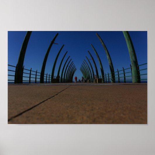 Whalebone Pier Umhlanga Durban SA. Poster (Voorkant)