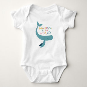 Whalecome to World Cute Whale T-Shirt