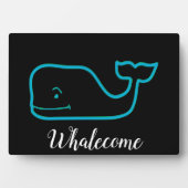 Whalecome Whale Fotoplaat (voorkant)