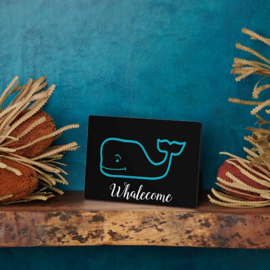 Whalecome Whale Fotoplaat (Zijkant)