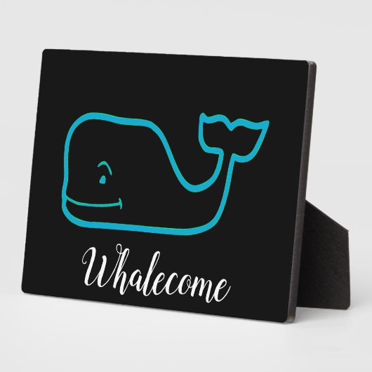 Whalecome Whale Fotoplaat (Zijkant)