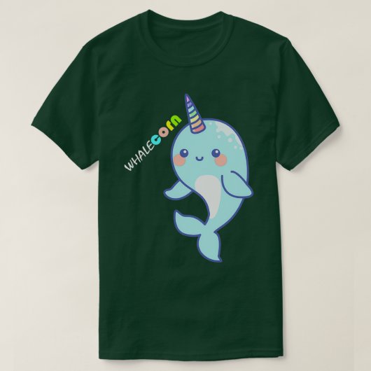 Whalecorn T-shirt (Design voorkant)