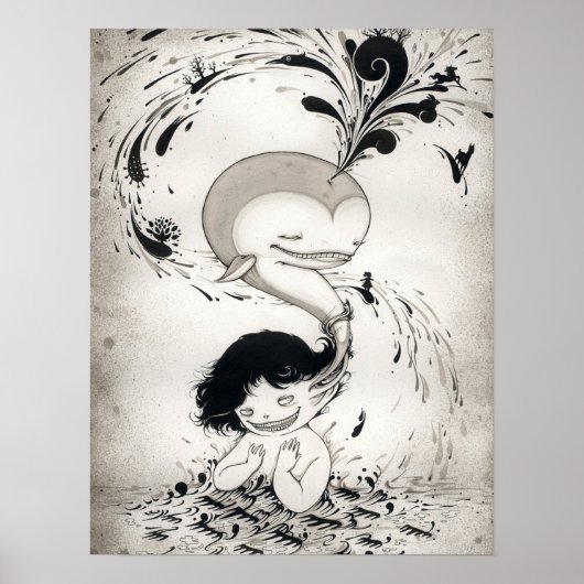 "Whaleless" Yan Wei | 闫 威 Poster (Voorkant)