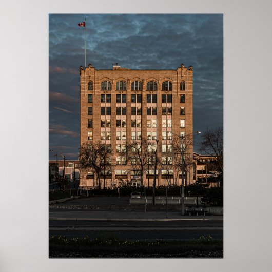 Whalen Building No 2 Kleurenversie Poster (Voorkant)