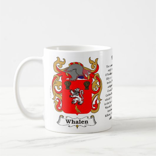 Whalen Family Coat of Arms Mok (Links)