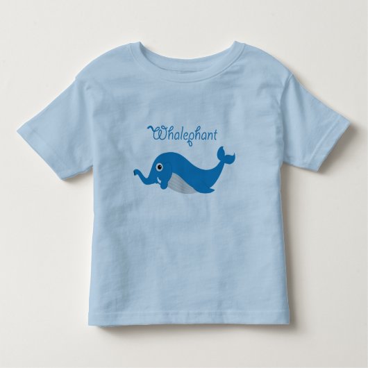 Whalephant Toddler T Kinder Shirts (Voorkant)