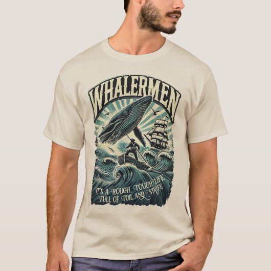 Whalermen Zee Shanty T-Shirt (Voorkant)