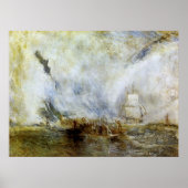 Whalers van Joseph Mallord Turner Poster (Voorkant)