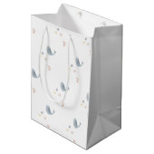 Whales & Hearts Gift Bag Medium Cadeauzakje (Voorkant Gekanteld)