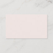 Whales Pink Baby shower Luier Raffle Ticket Informatiekaartje (Achterkant)