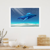 WHALES PRINT (Keuken)