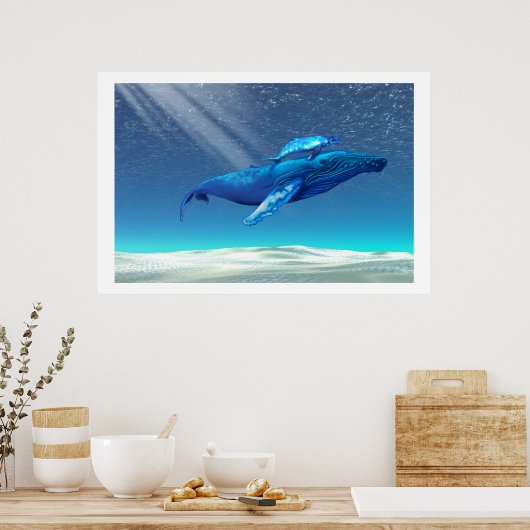 WHALES PRINT (Keuken)