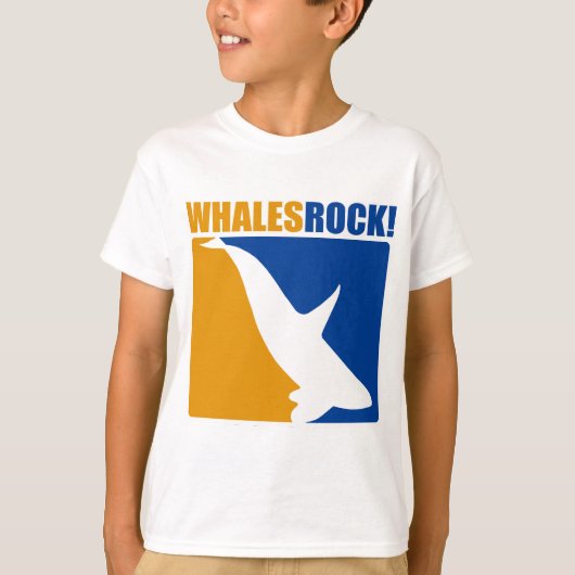 Whales Rock! T-shirt (Voorkant)