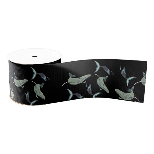 Whales Swim Grosgrain Lint (Spoel)
