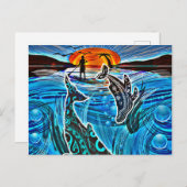 Whales Tale Briefkaart (Voorkant / Achterkant)