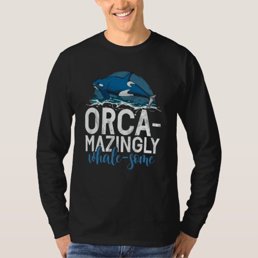 Whales Watch Dolphin Pottwhal  Saying Orca Whale   T-shirt (Voorkant)