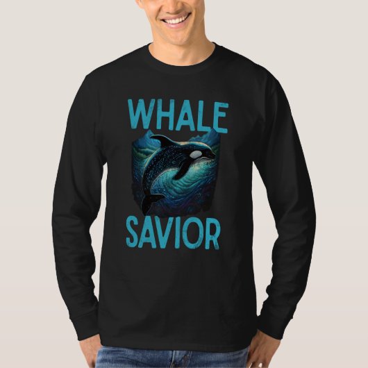 Whales Watch Dolphin Pottwhal  Saying Orca Whale   T-shirt (Voorkant)