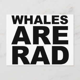 WHALES ZIJN RAD Shirt Pet Mok Mousepad Briefkaart