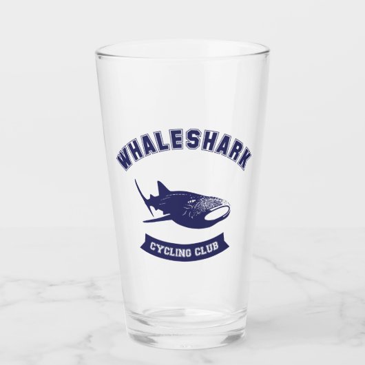 Whaleshark Cycling Club Glas (Voorkant)