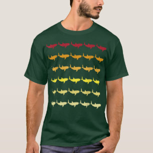 WhaleShark Retro Animal Pattern T-shirt