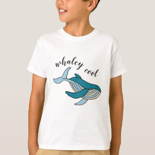 Whaley Cool Boys Ocean Whale T-shirt