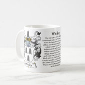 Whaley, de Oorsprong, de Betekenis en de Mok Crest (Voorkant links)