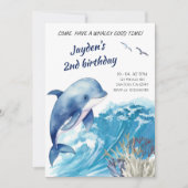 Whaley Goede Tijd 2de Verjaardagsfeest Kaart (Voorkant)