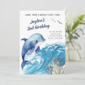 Whaley Goede Tijd 2de Verjaardagsfeest Kaart (Staand voorkant)