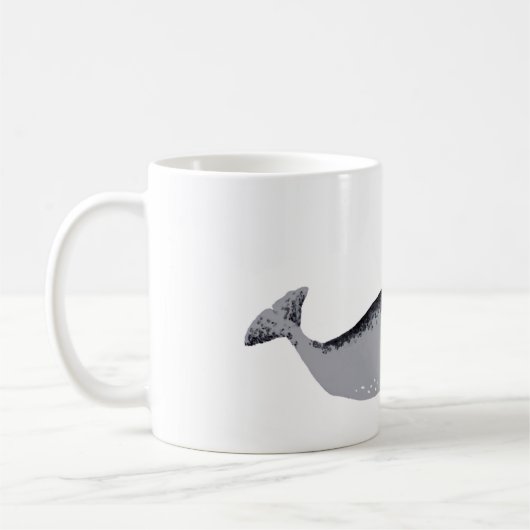 Whaley Good Coffee Text Narwhal Whale Koffiemok (Links)
