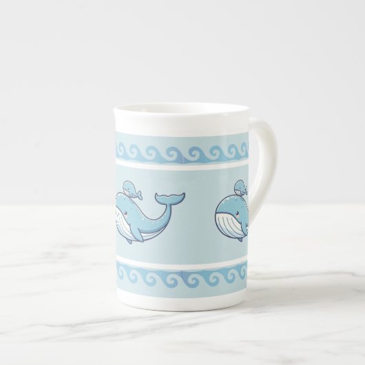 Whaley Schattige Baby Porselein Kop (Voorkant rechts)