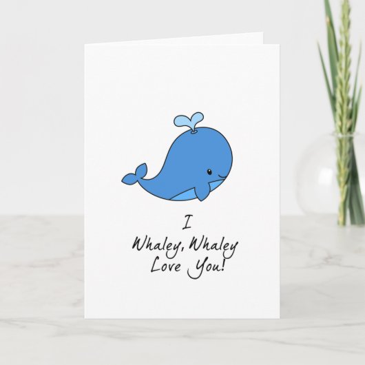 Whaley, Whaley Love You Jubileum/Love Kaart (Voorkant)
