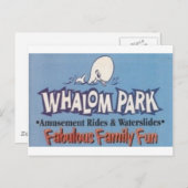 Whalom Park Amusement Park (Lunenburg, MA) Briefkaart (Voorkant / Achterkant)