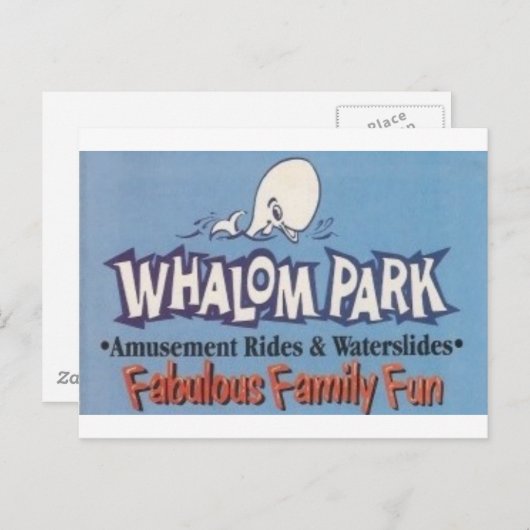 Whalom Park Amusement Park (Lunenburg, MA) Briefkaart (Voorkant / Achterkant)