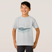 Whalom Park Classic Whale Kinder T-shirt (Voorkant volledig)
