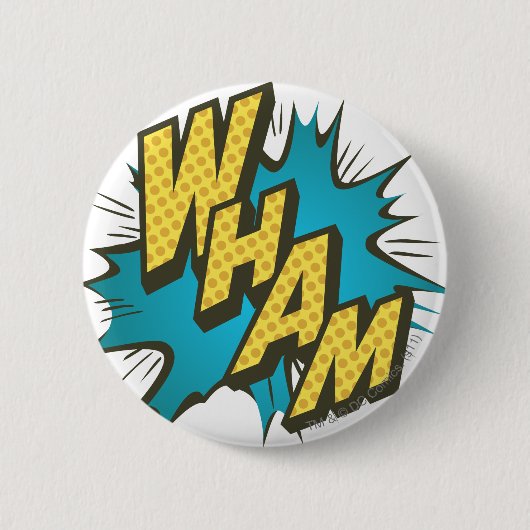 WHAM 2 RONDE BUTTON 5,7 CM (Voorkant)