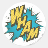 WHAM 2 RONDE STICKER (Voorkant)