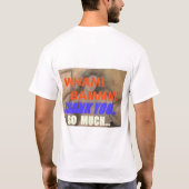 Wham Bam Bedankt T-shirt (Achterkant)