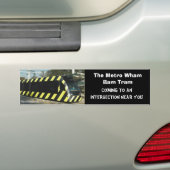 Wham Bam Tram Bumpersticker (Op auto)