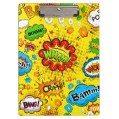 Wham Bamm klinkt achtergrond Klembord (Voorkant)