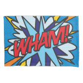 WHAM BANG Fun Retro Comic Book Pop Art Kussensloop (Voorkant)