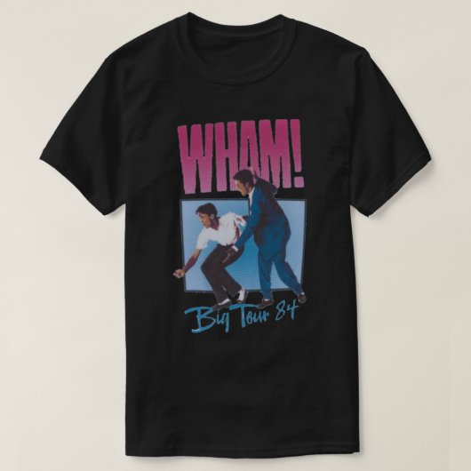 Wham. Big Tour &x27;84 Classic T-Shirt (Design voorkant)