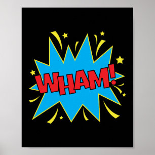 Wham! Bold Pop Art Comic Impact Poster