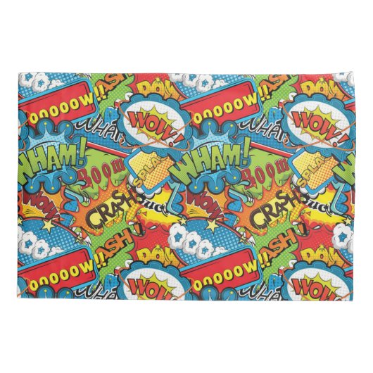 Wham Boom Crash! Hoesje piloot Kussensloop (Achterkant)