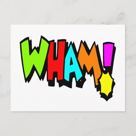 Wham. Briefkaart (Voorkant)