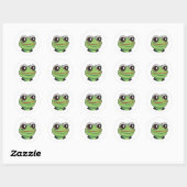 Wham! Comic Book Frog: barsten van actie Ronde Sticker (Vel)