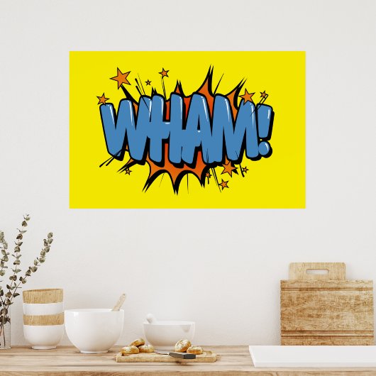 Wham - Comic Sign/Poster Poster (Keuken)