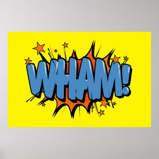 Wham - Comic Sign/Poster Poster (Voorkant)