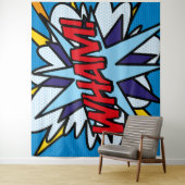 WHAM Cool Comic Book Pop Art Typografie Wandkleed (In situ)