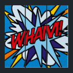 WHAM Cool Typographic Comic Book Pop Art Drieluik<br><div class="desc">Een leuk,  cool en trendy retro stripverhaal pop art design dat de wham,  zap,  pow in elke superheldendag plaatst. Ontworpen door Thisnotme©</div>