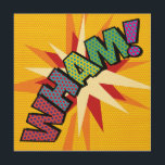 WHAM Fun Retro Comic Book Pop Art Hout Afdruk<br><div class="desc">Een leuk,  cool en trendy retro-stripverhaal pop-geïnspireerd design dat de grillen,  zap,  pow in je leven zet. Het perfecte cadeau voor superhelden,  vrienden,  familie of als een traktatie voor jezelf. Ontworpen door: ComicBookPop© op www.zazzle.com/comicbookpop*</div>